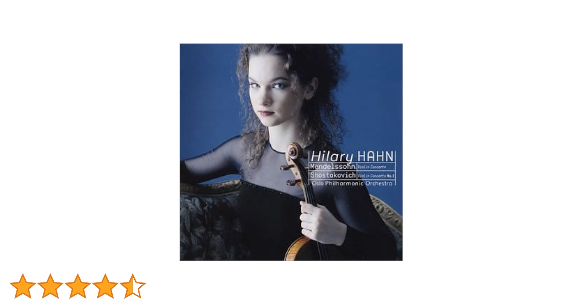 【売約済】ハーン／メンデルスゾーン&ショスタコーヴィチ:ヴァイオリン協奏曲 Amazon.co.jp: Mendelssohn & Shostakovich: Violin Concertos